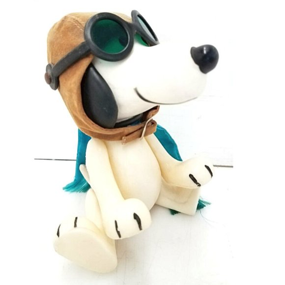 Peanuts United Feature Syndicate Other - Very Rare 1965 Snoopy "The Pilot" Figure Toy